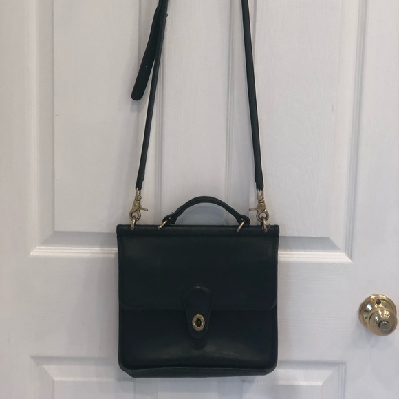 Coach Handbags - Vintage coach black messenger bag